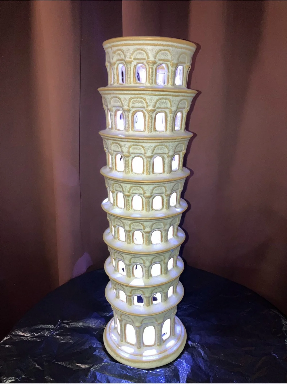 Leaning Tower of Pisa Lamp